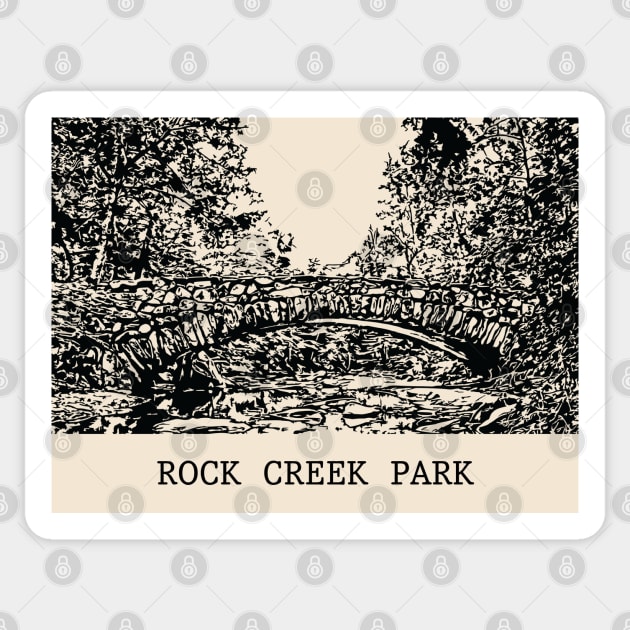 Rock Creek Park Sticker by Lakeric